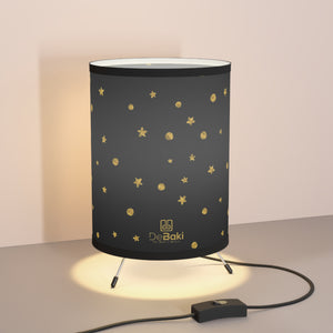 Tripod Lamp with High-Res Printed Shade, US\CA plug