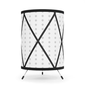 Tripod Lamp with High-Res Printed Shade, US\CA plug