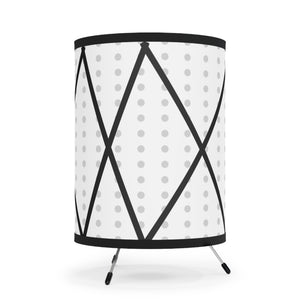 Tripod Lamp with High-Res Printed Shade, US\CA plug