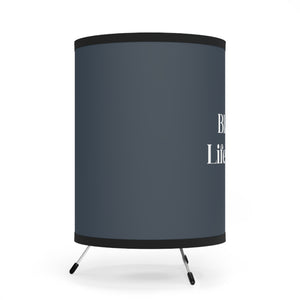 Tripod Lamp with High-Res Printed Shade, US\CA plug