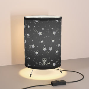 Tripod Lamp with High-Res Printed Shade, US\CA plug