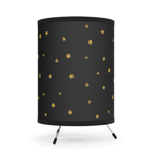 Tripod Lamp with High-Res Printed Shade, US\CA plug
