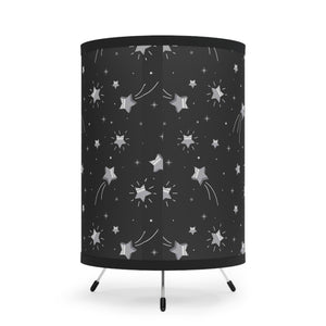 Tripod Lamp with High-Res Printed Shade, US\CA plug
