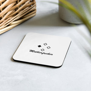 Cork-back coaster