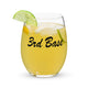 Stemless wine glass
