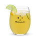 Stemless wine glass