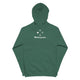 Unisex fleece zip up hoodie