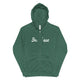 Unisex fleece zip up hoodie