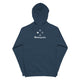 Unisex fleece zip up hoodie