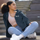 Unisex fleece zip up hoodie