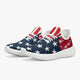 181. Mesh Knit Sneakers - White/Black