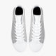 179. Classic High-Top Canvas Shoes - White/Black