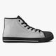 179. Classic High-Top Canvas Shoes - White/Black