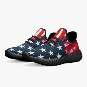 181. Mesh Knit Sneakers - White/Black