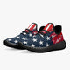 181. Mesh Knit Sneakers - White/Black