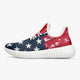 181. Mesh Knit Sneakers - White/Black