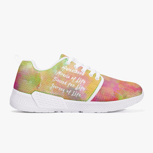 175. Stylish Mesh Running Shoes - White/Black