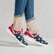 181. Mesh Knit Sneakers - White/Black