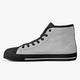 179. Classic High-Top Canvas Shoes - White/Black