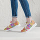 175. Stylish Mesh Running Shoes - White/Black