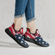 181. Mesh Knit Sneakers - White/Black