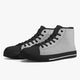 179. Classic High-Top Canvas Shoes - White/Black