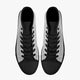 179. Classic High-Top Canvas Shoes - White/Black
